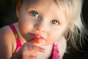 Child on the beach Maui