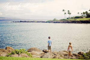 children at kapalua bay maui