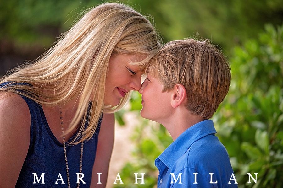 Kapalua Bay family photo session by Maui photographer Mariah Milan