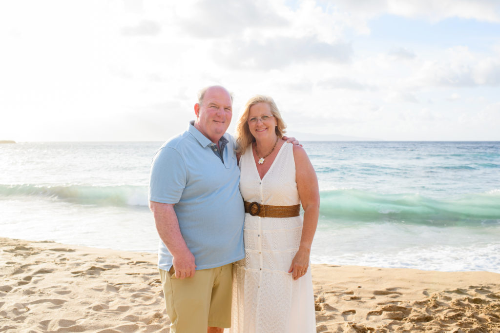 Family's Sunset Photography at DT Fleming Beach 