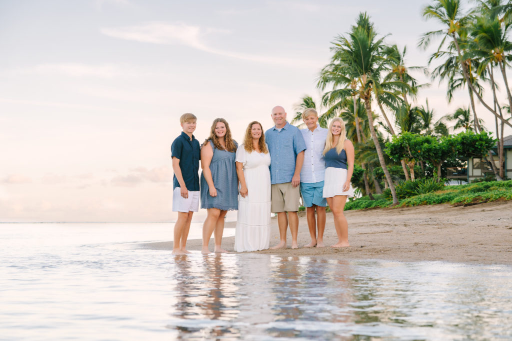 Sunrise Photography of a Beautiful and Sweet Family