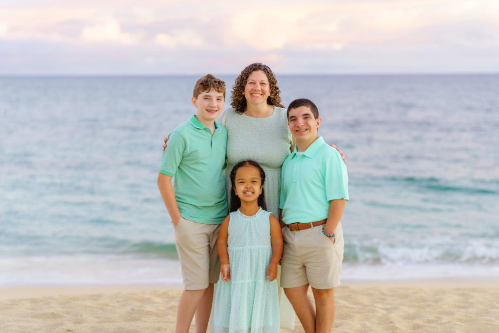 G Family's Sunrise Photography at Baldwin Beach, Maui