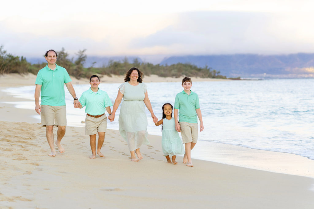 G Family's Sunrise Photography at Baldwin Beach, Maui