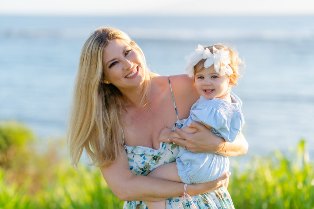 Sunset Family Photography at Kapalua Bay